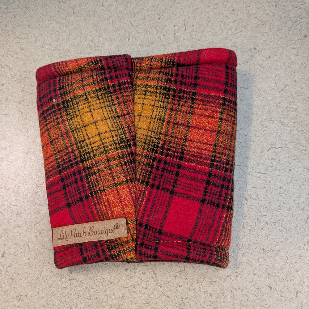 Lily Patch Boutique Plaid Coffee Sleeve